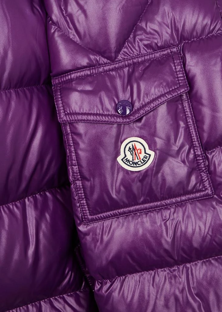 商品Moncler|Maya purple hooded quilted shell jacket,价格¥10554,第5张图片详细描述