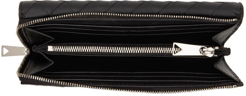 商品Bottega Veneta|黑色 Intrecciato 双折钱包,价格¥9979,第4张图片详细描述
