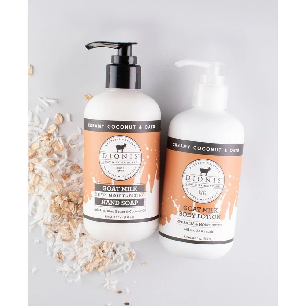 商品Dionis|Creamy Coconut Oats Lotion 8.5 fl. oz. and Hand Soap Bundle Set, 2 Piece,价格¥172,第2张图片详细描述