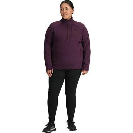 商品Outdoor Research|Vigor 1/2-Zip Pullover - Plus - Women's,价格¥815,第5张图片详细描述