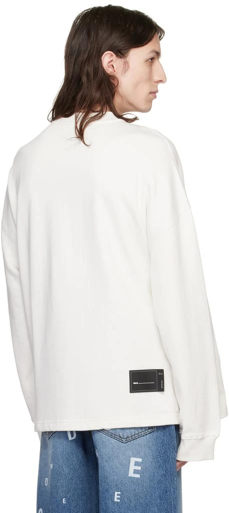 商品We11done|White Printed Sweatshirt,价格¥2655,第3张图片详细描述