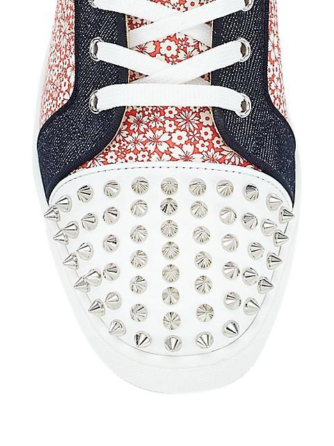 商品Christian Louboutin|Lou Spiked Orlato Sneakers,价格¥7324,第6张图片详细描述