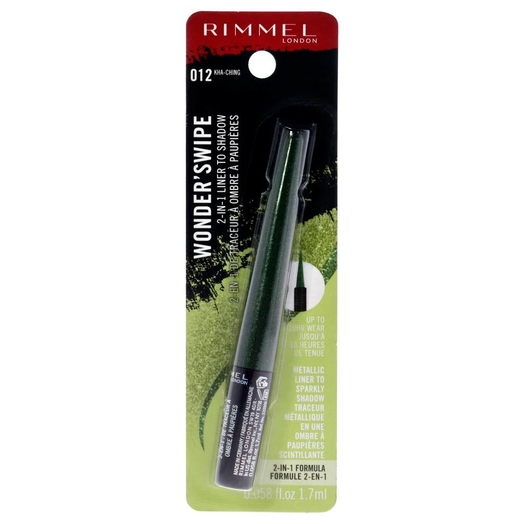 商品Rimmel London|Wonder Swipe 2-in-1 Liner to Shadow - 012 Kha-Ching by  for Women - 0.058 oz Eyeliner,价格¥103,第1张图片