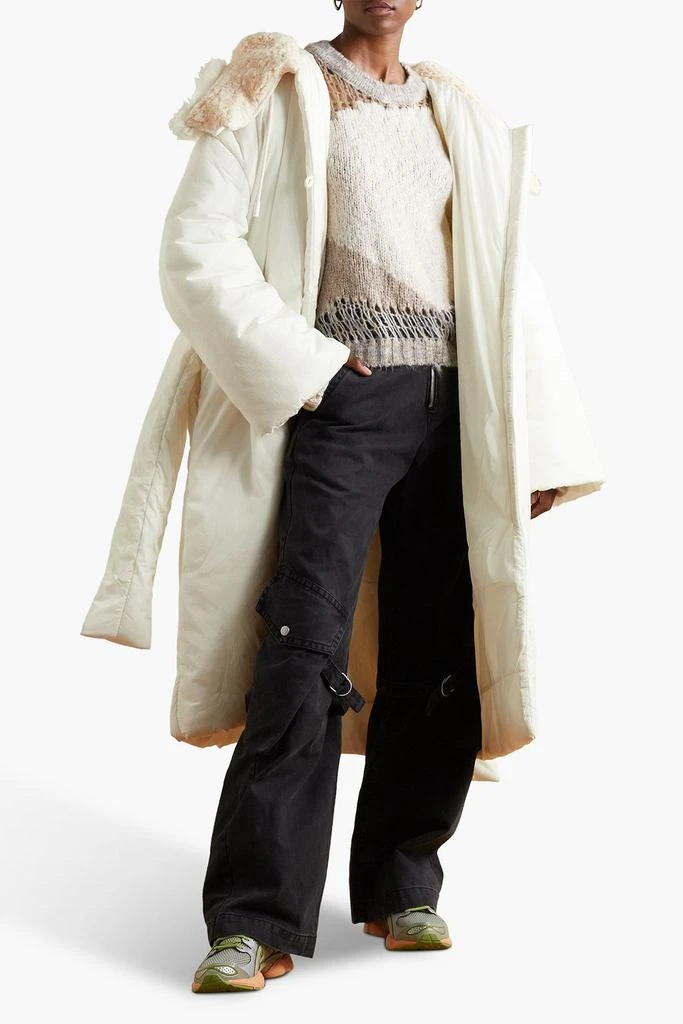 商品Acne Studios|Oversized faux shearling-trimmed padded shell jacket,价格¥3301,第2张图片详细描述