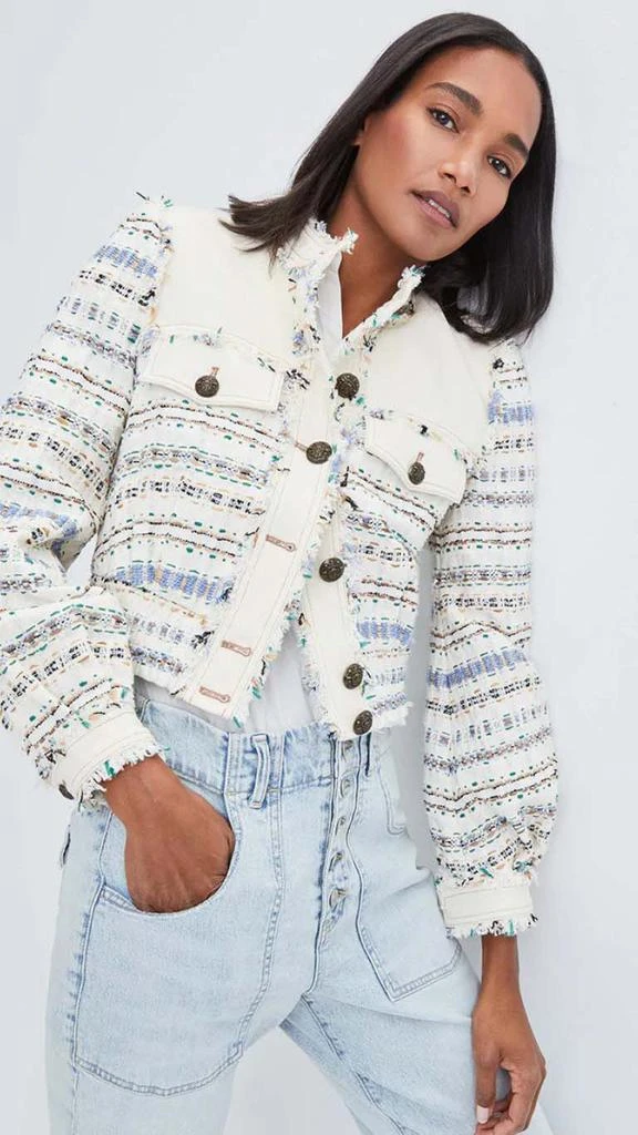 商品VERONICA BEARD|Veronica Beard Darren Jacket Ecru,价格¥3199,第1张图片