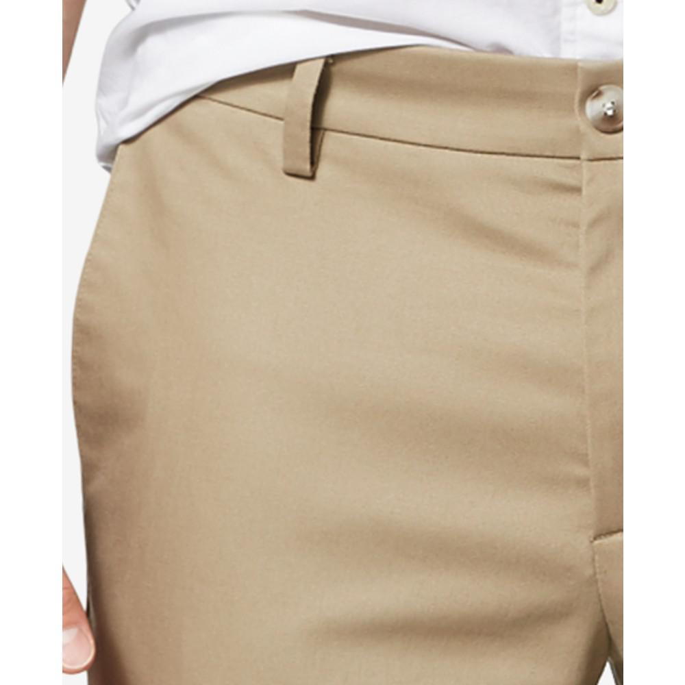 Men's Signature Lux Cotton Slim Fit Stretch Khaki Pants商品第5张图片规格展示