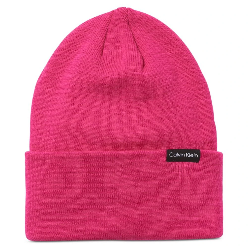 商品Calvin Klein|Women's Foldover-Cuff Double-Layered Beanie,价格¥206,第1张图片