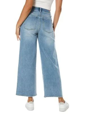 商品Juicy Couture|Coastal Crop Wide Leg Jeans,价格¥394,第2张图片详细描述