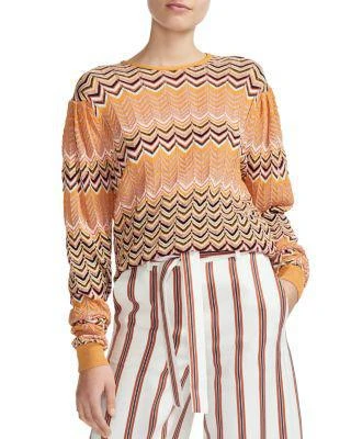 商品Maje|Macha Geo-Pattern Sweater,价格¥875,第1张图片