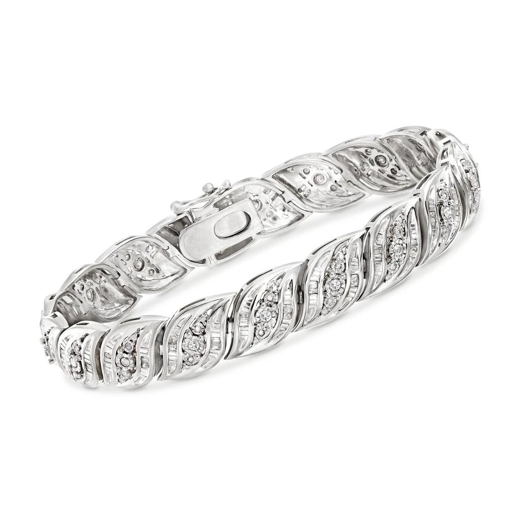 商品Ross-Simons|Diamond Bracelet in Sterling Silver,价格¥4898,第1张图片