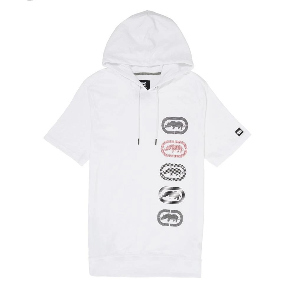 商品Ecko Unltd|Men's Short Sleeve Hoodie with Vert Rhino Repeat,价格¥358,第1张图片