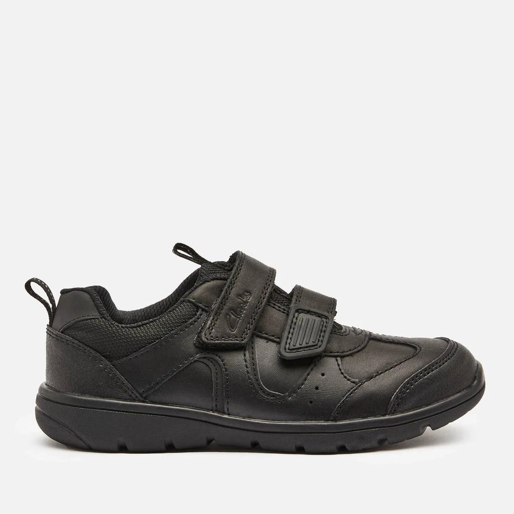 商品Clarks|Clarks Scooter Run Kids' School Shoes - Black Leather,价格¥288,第1张图片