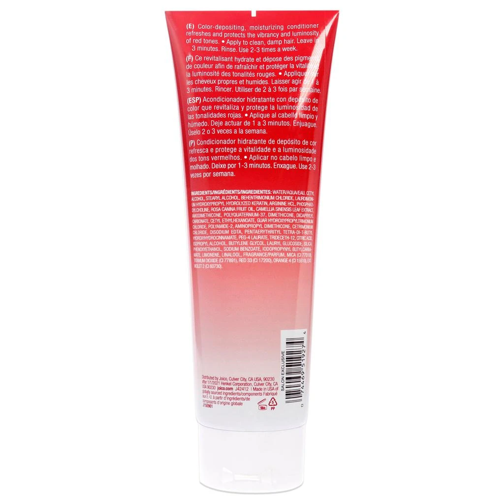 商品JOICO|Color Infuse Red Conditioner by Joico for Unisex - 8.5 oz Conditioner,价格¥161,第2张图片详细描述