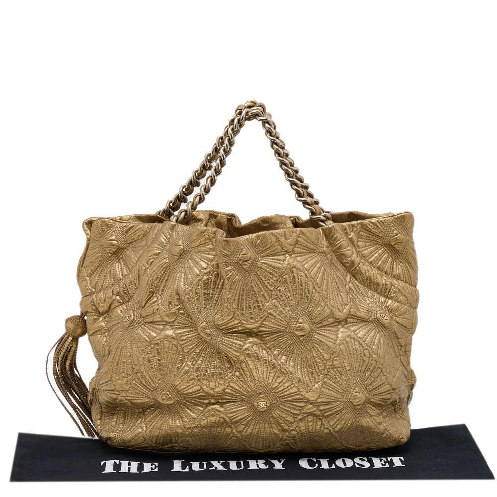 Chanel Gold Quilted Leather Ca D'Oro Tote 商品