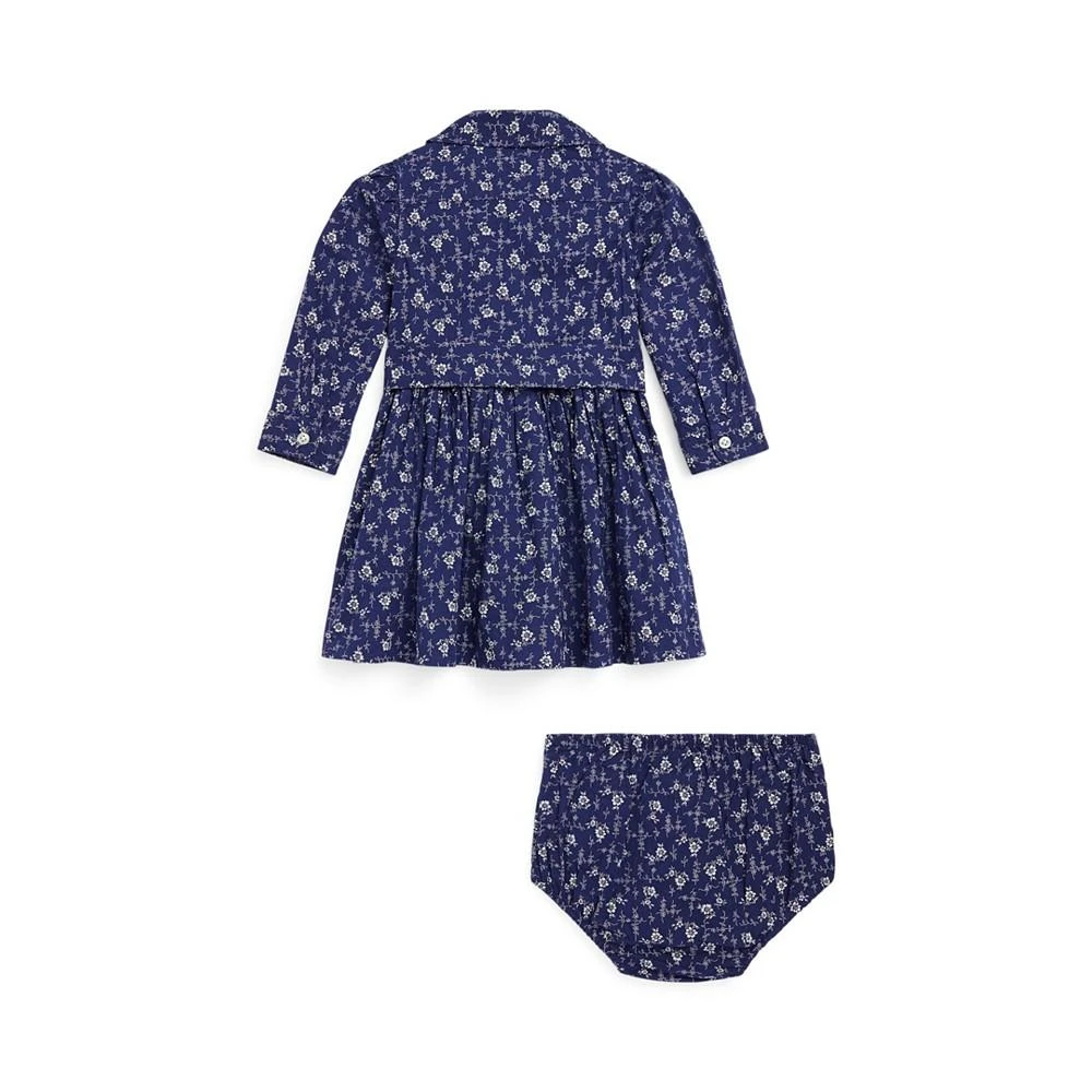 商品Ralph Lauren|Baby Girls Floral Shirtdress and Bloomer, 2 Piece Set,价格¥209,第2张图片详细描述