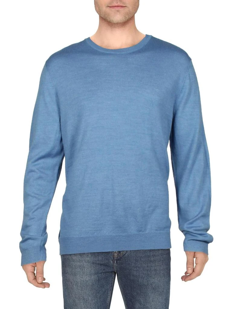 Mens Merino Wool Heathered Pullover Sweater 商品