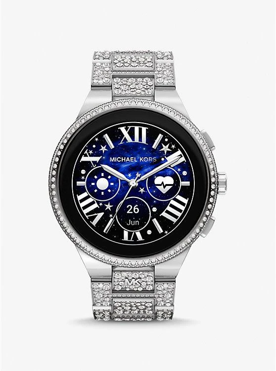 商品Michael Kors|Gen 6 Camille Pavé Silver-Tone Smartwatch,价格¥3357,第1张图片