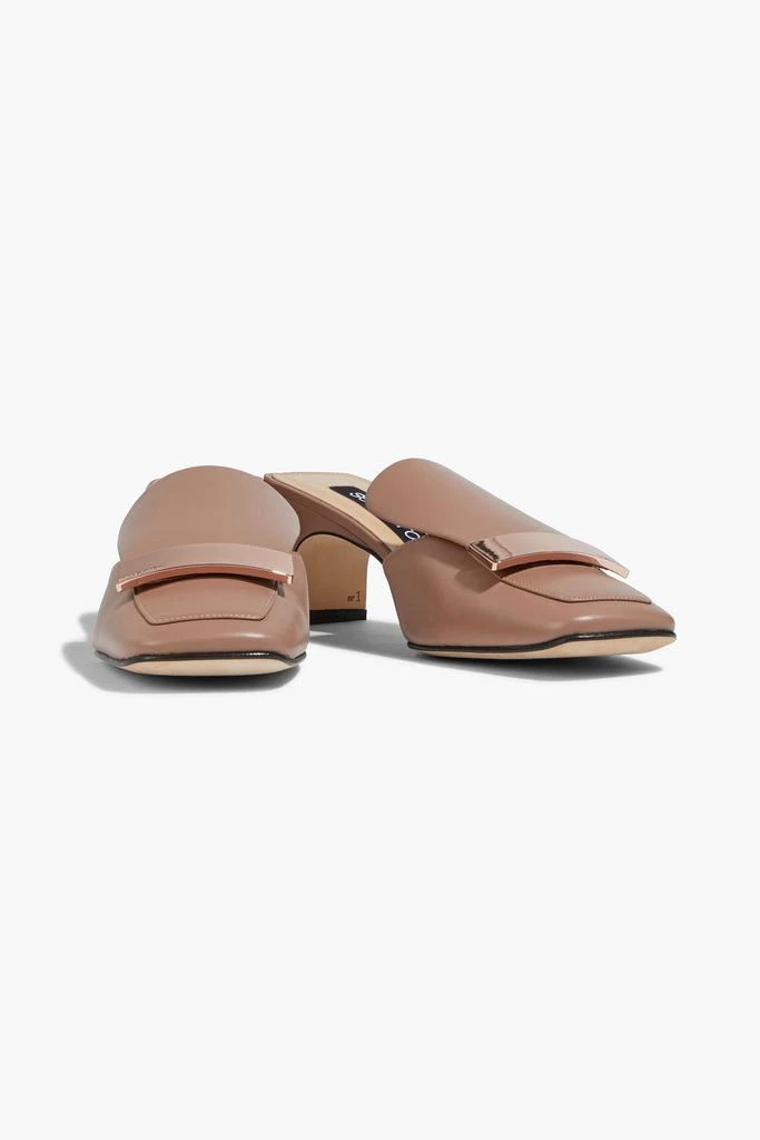 商品Sergio Rossi|sr1 embellished leather mules,价格¥1489,第2张图片详细描述