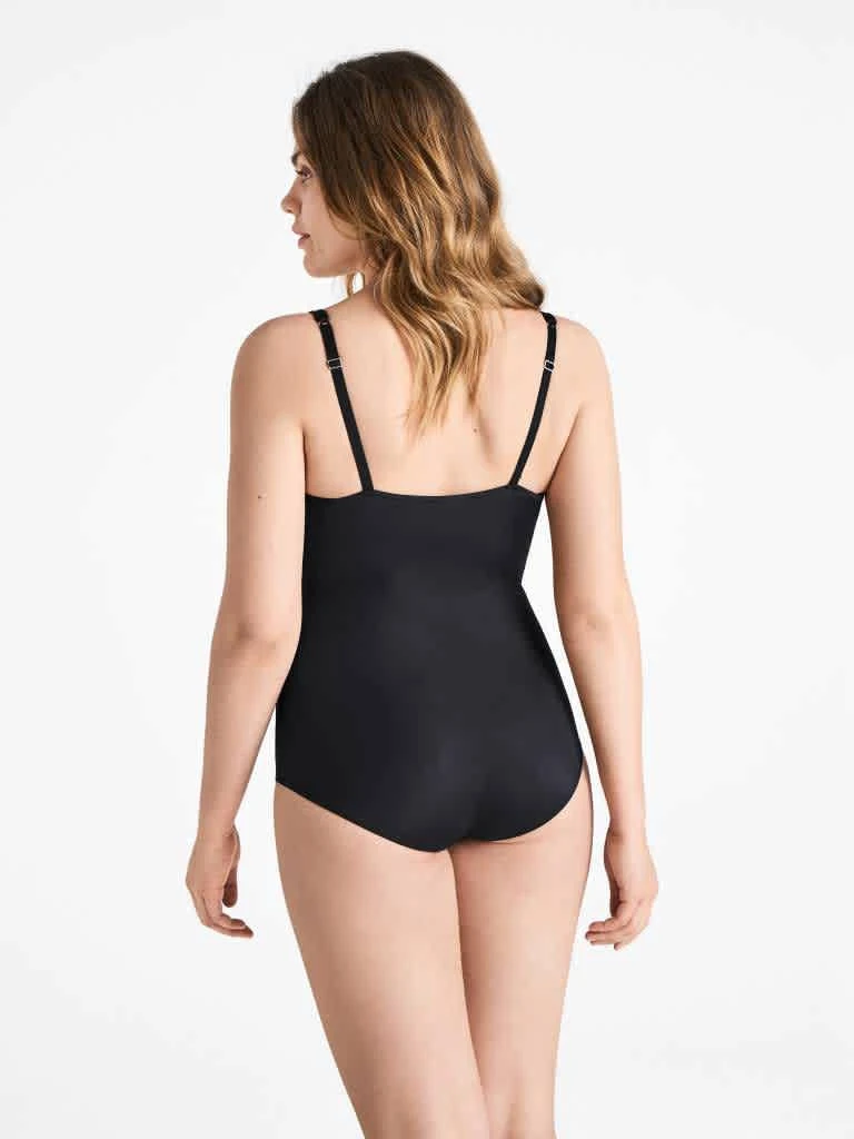 商品Wolford|Ladies Black Mat De Luxe Forming Bodysuit,价格¥225,第2张图片详细描述