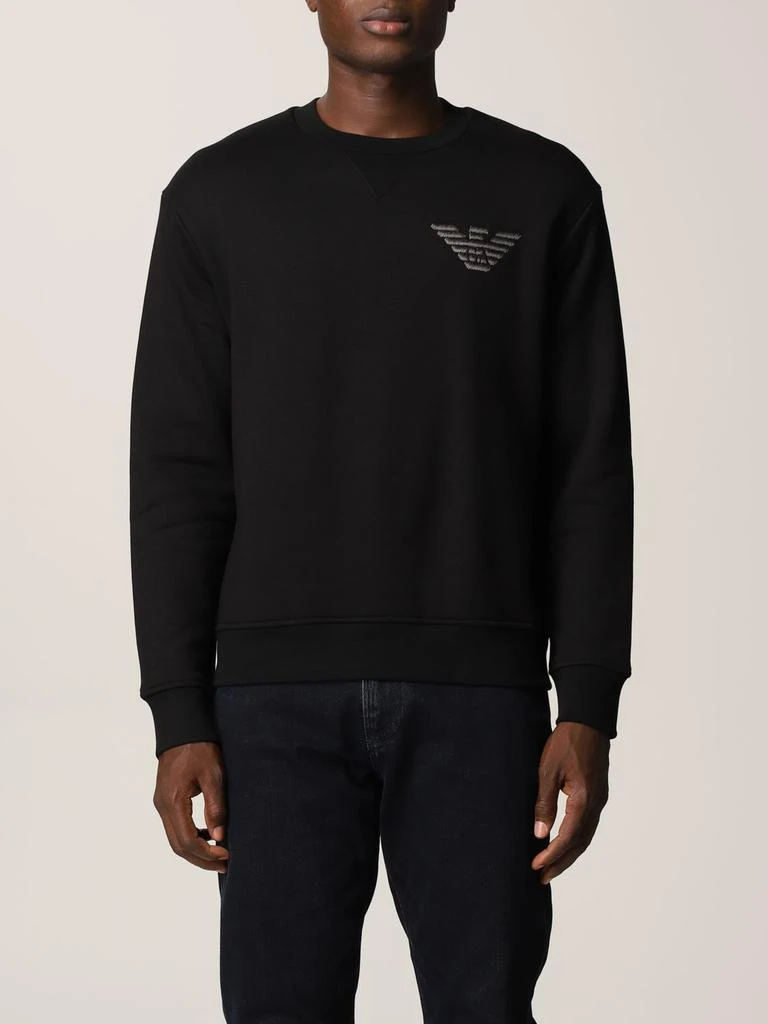 商品Emporio Armani|Emporio Armani sweatshirt in cotton and modal,价格¥919,第1张图片