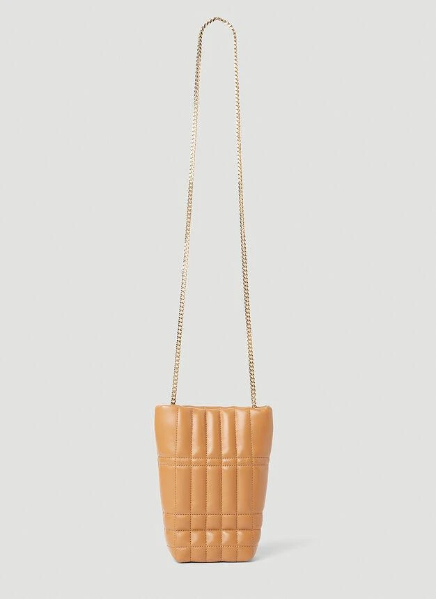 商品Burberry|Lola Mini Bucket Shoulder Bag in Brown,价格¥4732,第3张图片详细描述