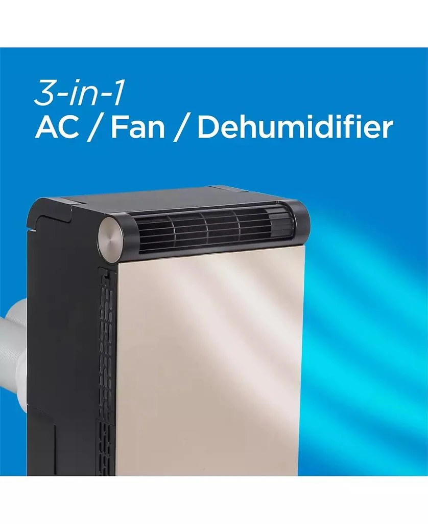 商品Black & Decker|BLACK+DECKER 3-in-1 Personal Portable Air Conditioner, Portable Fan & Dehumidifier, Windowless Air Conditioner with Electronic Control Panel, LED Display, Timer & Dual Exhaust Hose,价格¥1719,第2张图片详细描述