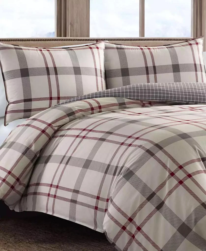 商品Eddie Bauer|CLOSEOUT! Portage Bay Cotton Reversible 3 Piece Comforter Set,价格¥1437,第2张图片详细描述
