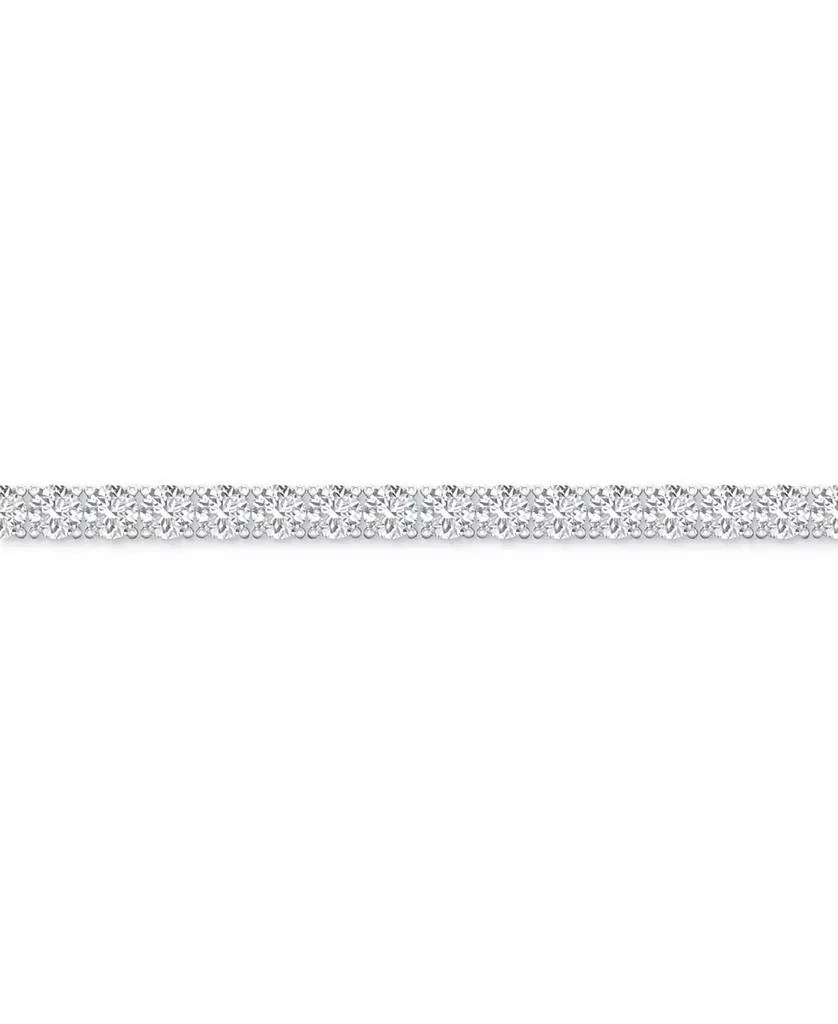 商品Forever Grown Diamonds|Lab Created Diamond Slider Bracelet (1ct. t.w.) in Rhodium-Plated Sterling Silver,价格¥1870,第2张图片详细描述