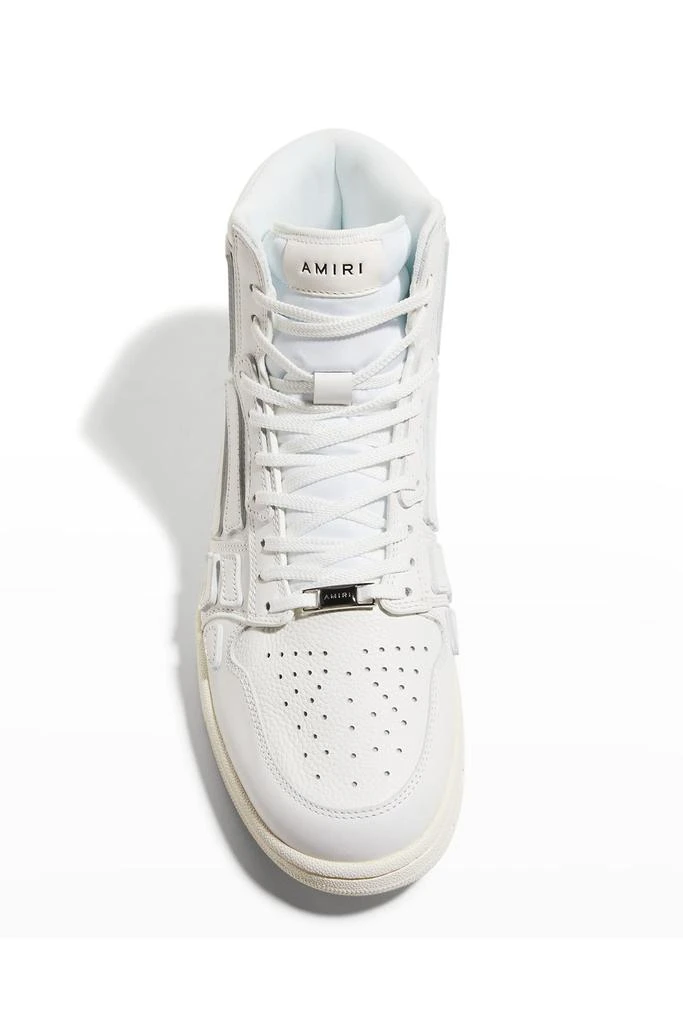 商品AMIRI|Men's Skeleton Appliqué Leather High Top Sneakers,价格¥1844,第5张图片详细描述