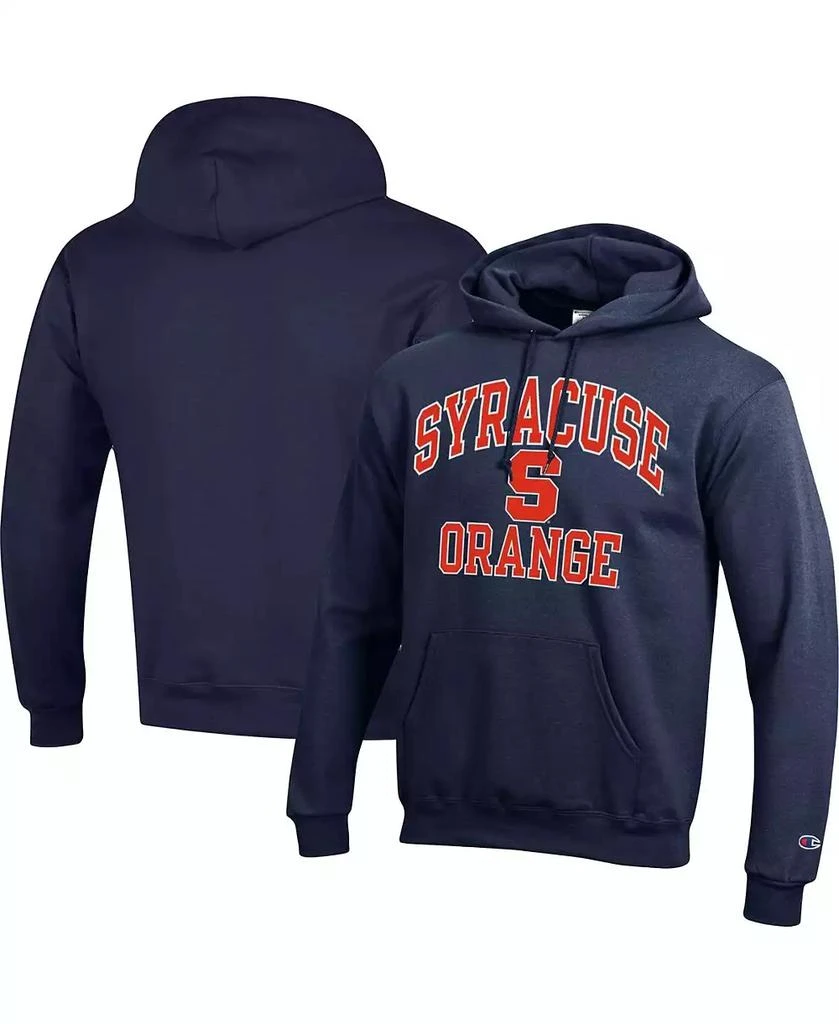 商品CHAMPION|Men's Navy Syracuse Orange High Motor Pullover Hoodie,价格¥337,第1张图片