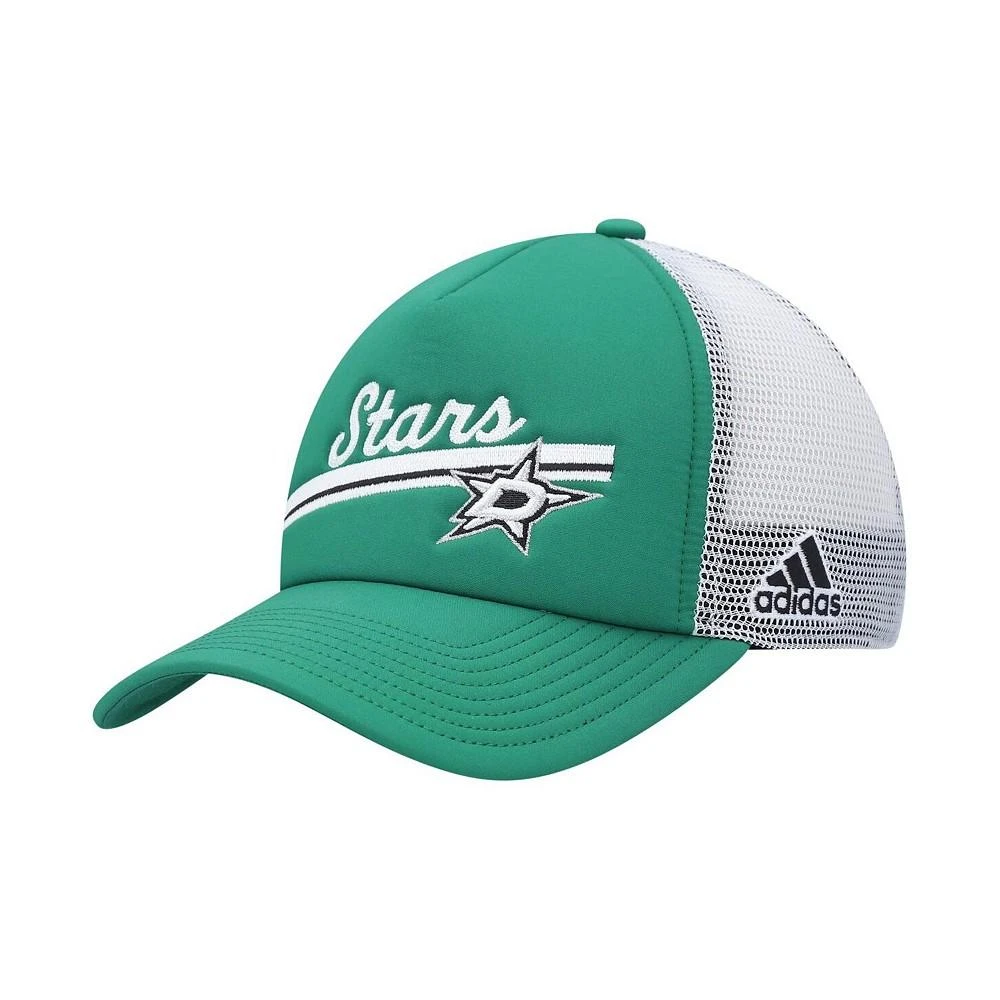 商品Adidas|Women's Kelly Green, White Dallas Stars Foam Trucker Snapback Hat,价格¥184,第1张图片