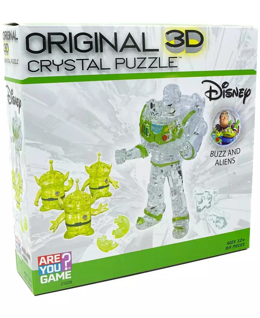 商品AreYouGame|3D Crystal Puzzle - Disney Buzz and Aliens, 95 Pieces,价格¥195,第2张图片详细描述