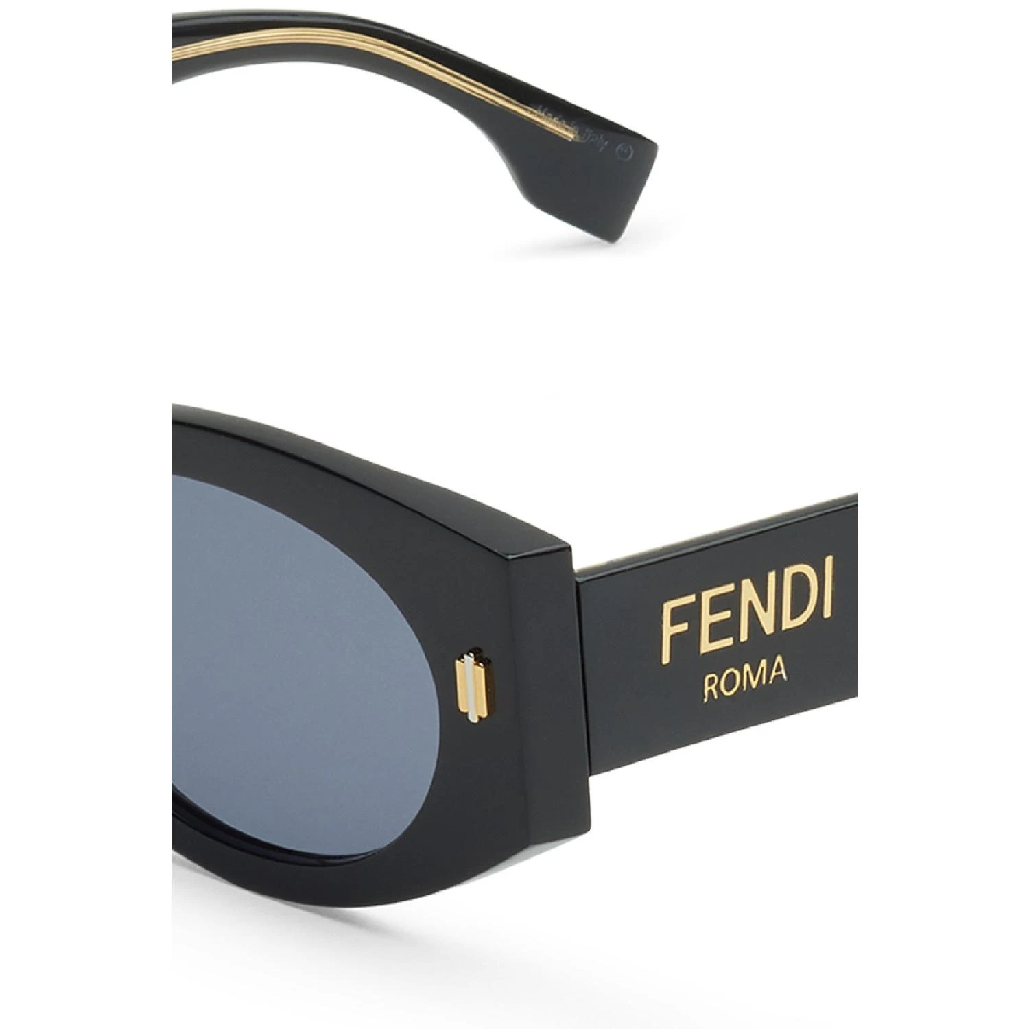 【特惠8.7折】包邮包税【预售7天发货】 FENDI芬迪 女士 太阳眼镜 FENDI Roma 眼镜  FEN77E9JBCK 商品