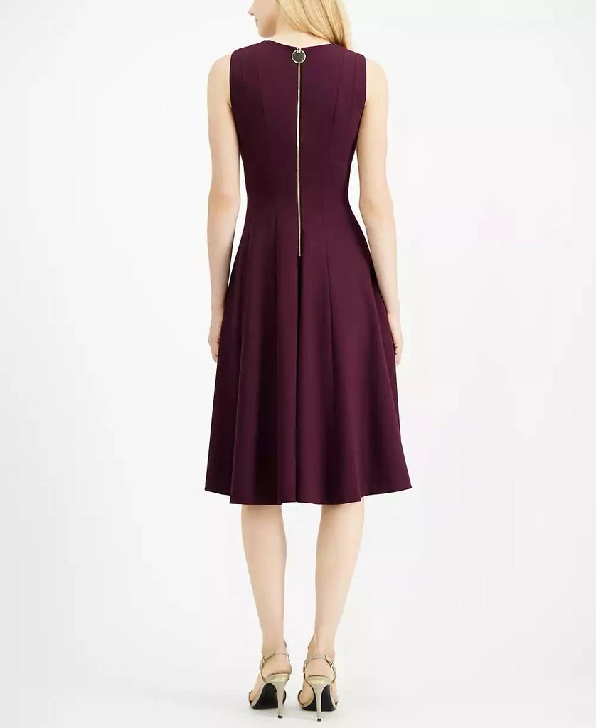 商品Calvin Klein|V-Neck Midi Dress,价格¥760,第2张图片详细描述