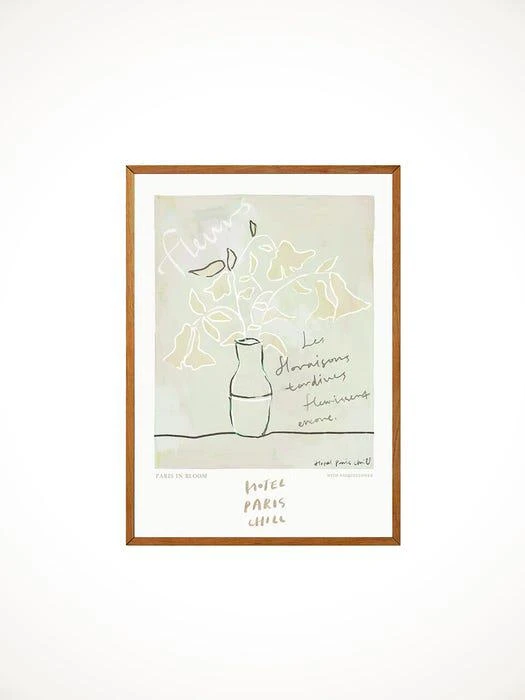 商品HOTEL PARIS CHILL|Art Print - Paris in Bloom,价格¥310,第1张图片