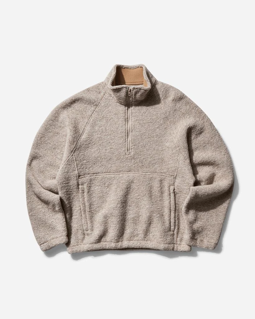 商品STUSSY|Men's Wool Blend Sherpa Mock Neck Sweater Tan,价格¥1544,第1张图片