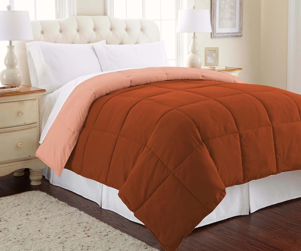 商品Modern Threads|Down Alternative Microfiber Quilted Reversible Comforter / Duvet Insert,价格¥246,第2张图片详细描述