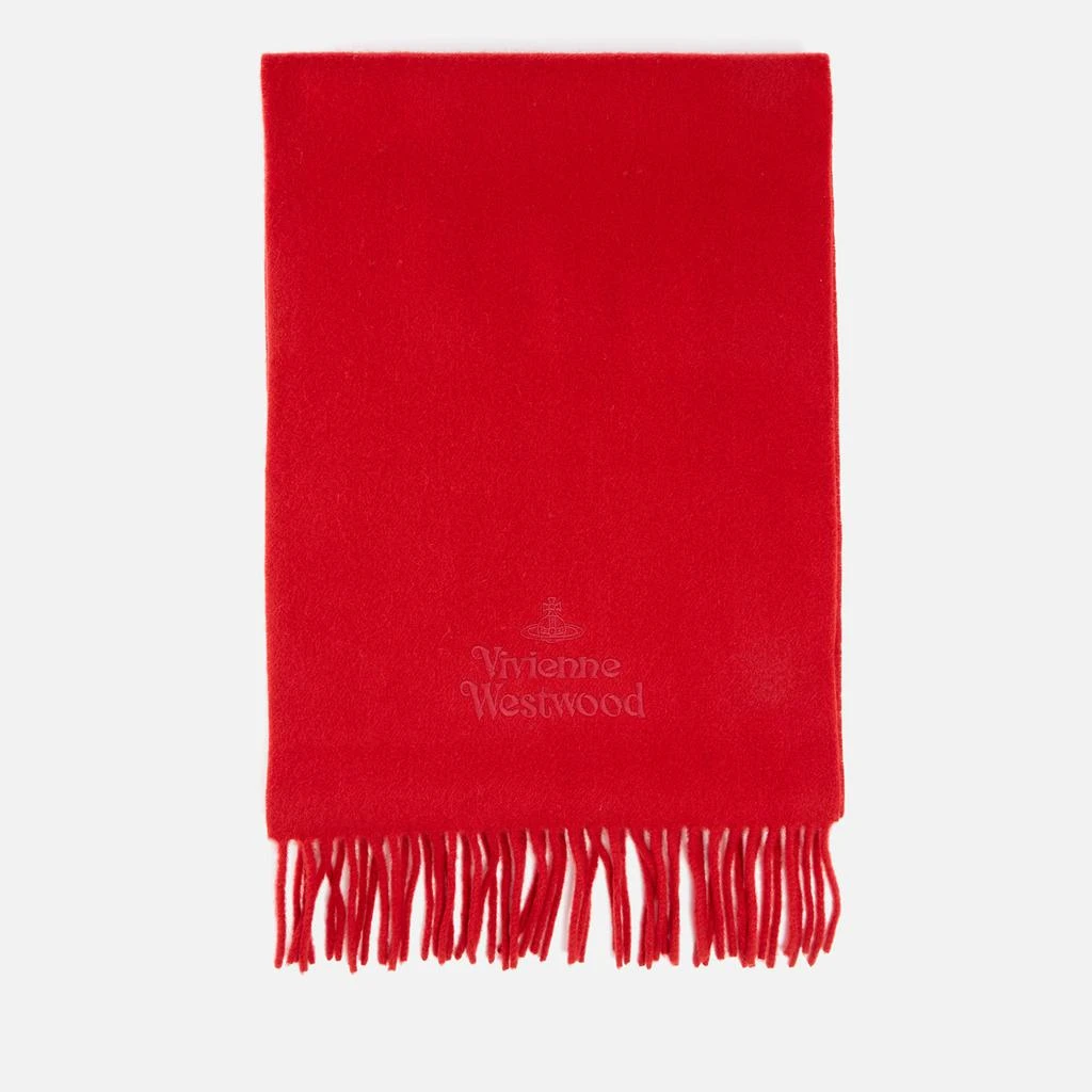 商品Vivienne Westwood|Vivienne Westwood Embroidered Wool Logo Scarf,价格¥993,第2张图片详细描述