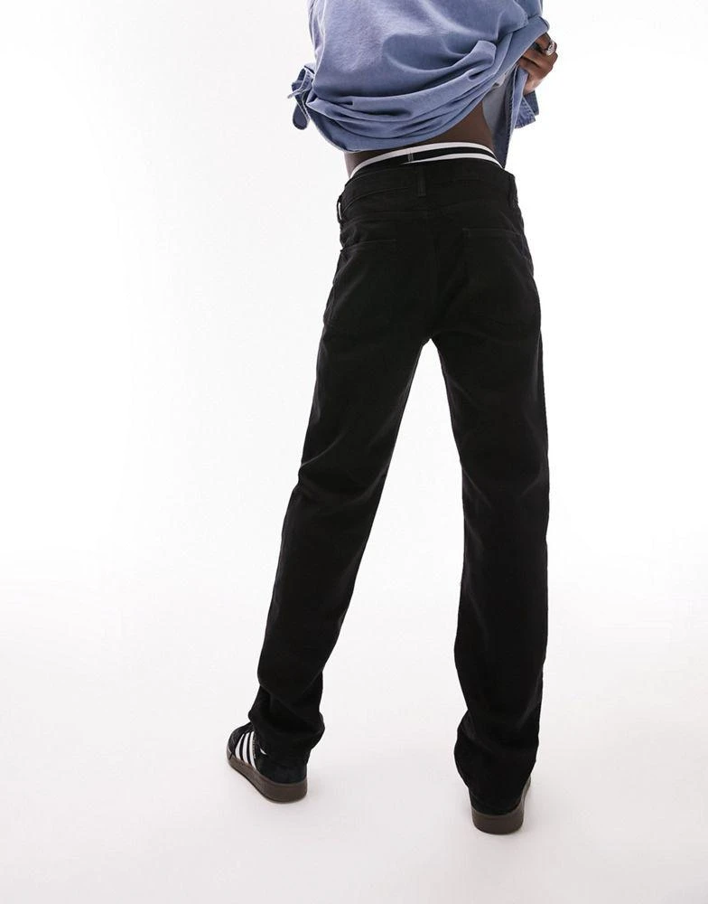 商品Topman|Topman straight jeans in black,价格¥189,第2张图片详细描述