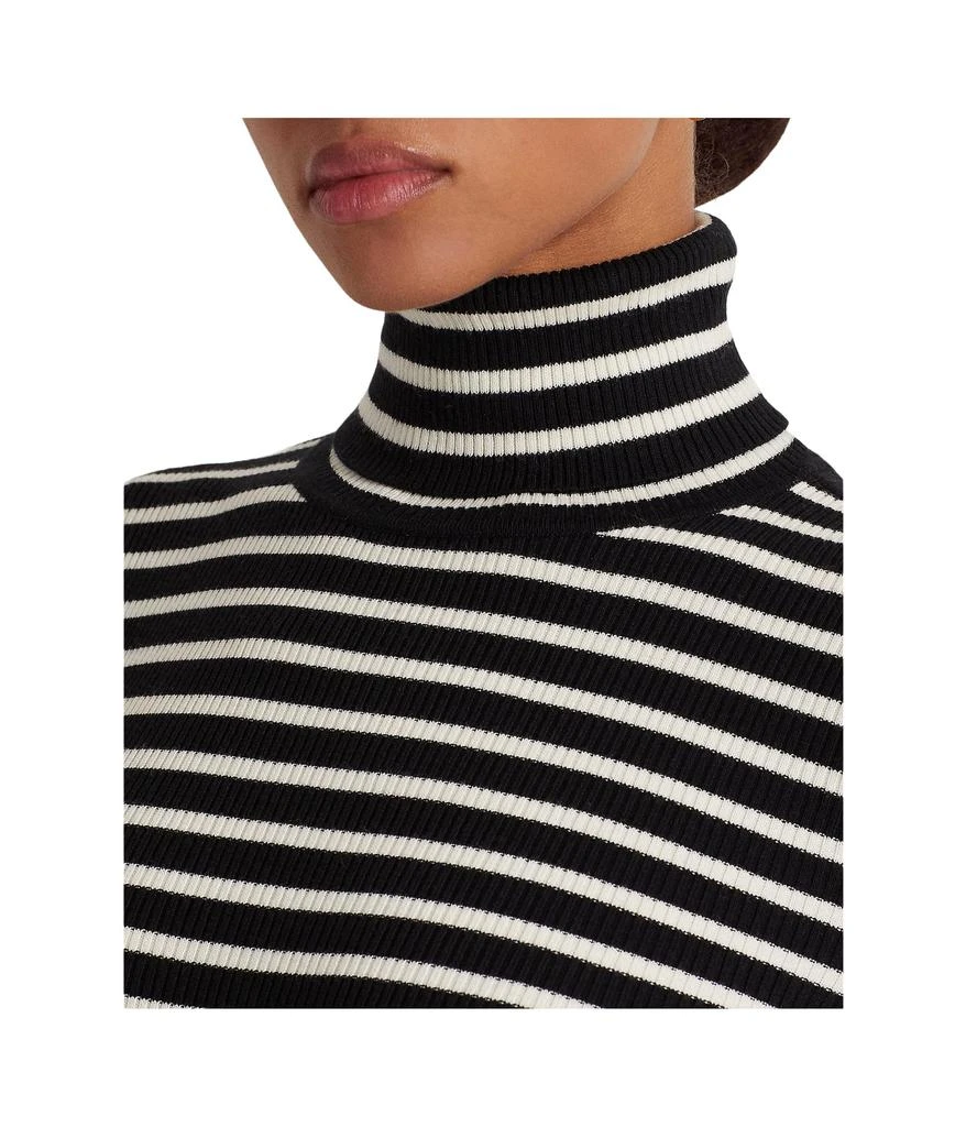 商品Ralph Lauren|Striped Cotton-Blend Turtleneck Sweater,价格¥675,第3张图片详细描述
