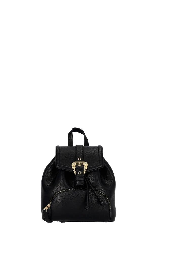 商品Versace|Backpack with front pocket and closing with flap and womens button pour jeans couture 73va4bf8-zs413 black,价格¥1607,第1张图片