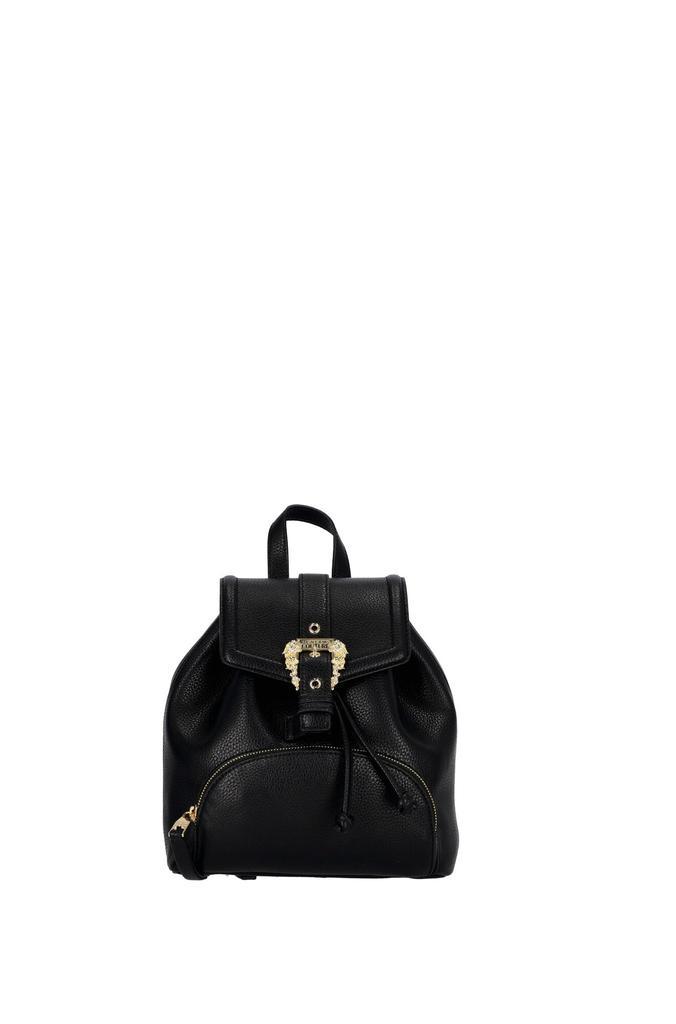 商品Versace|Backpack with front pocket and closing with flap and women's button pour jeans couture 73va4bf8-zs413 black,价格¥1249,第1张图片