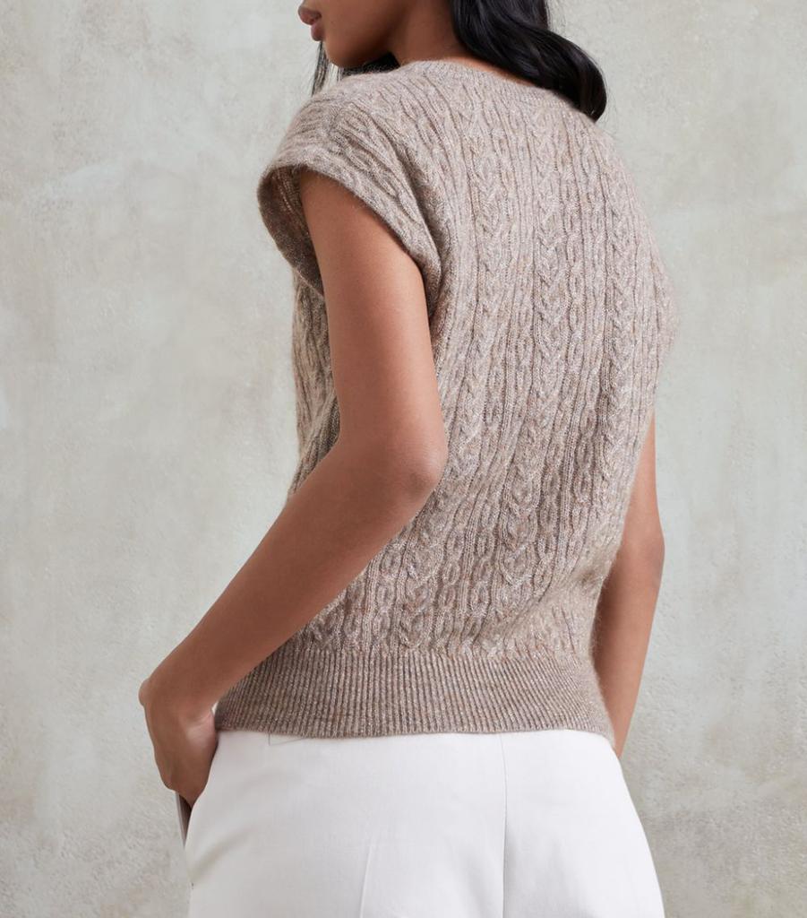 Knitted Sweater Vest商品第4张图片规格展示