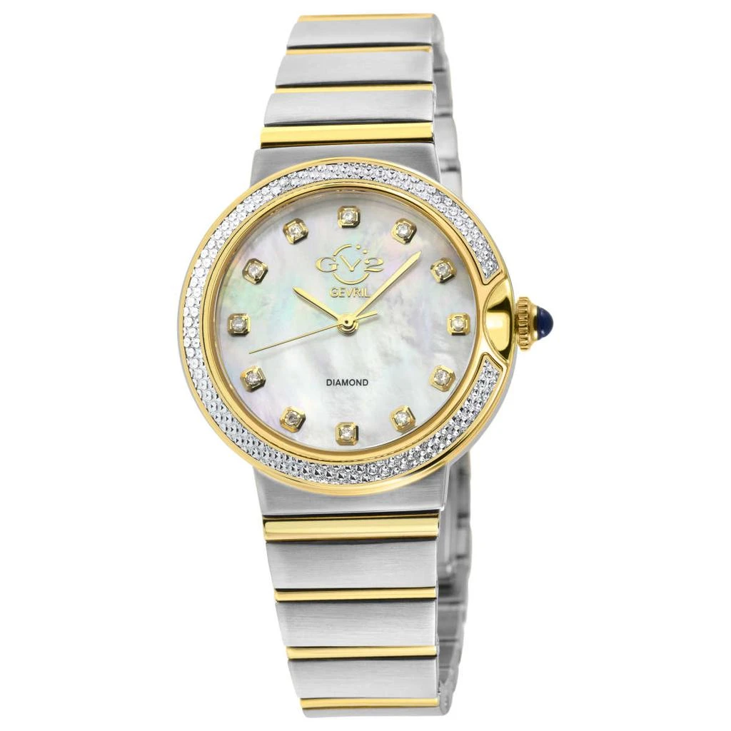 商品Gevril|GV2 by Gevril Sorrento Diamond Women's Watch,价格¥4491,第1张图片