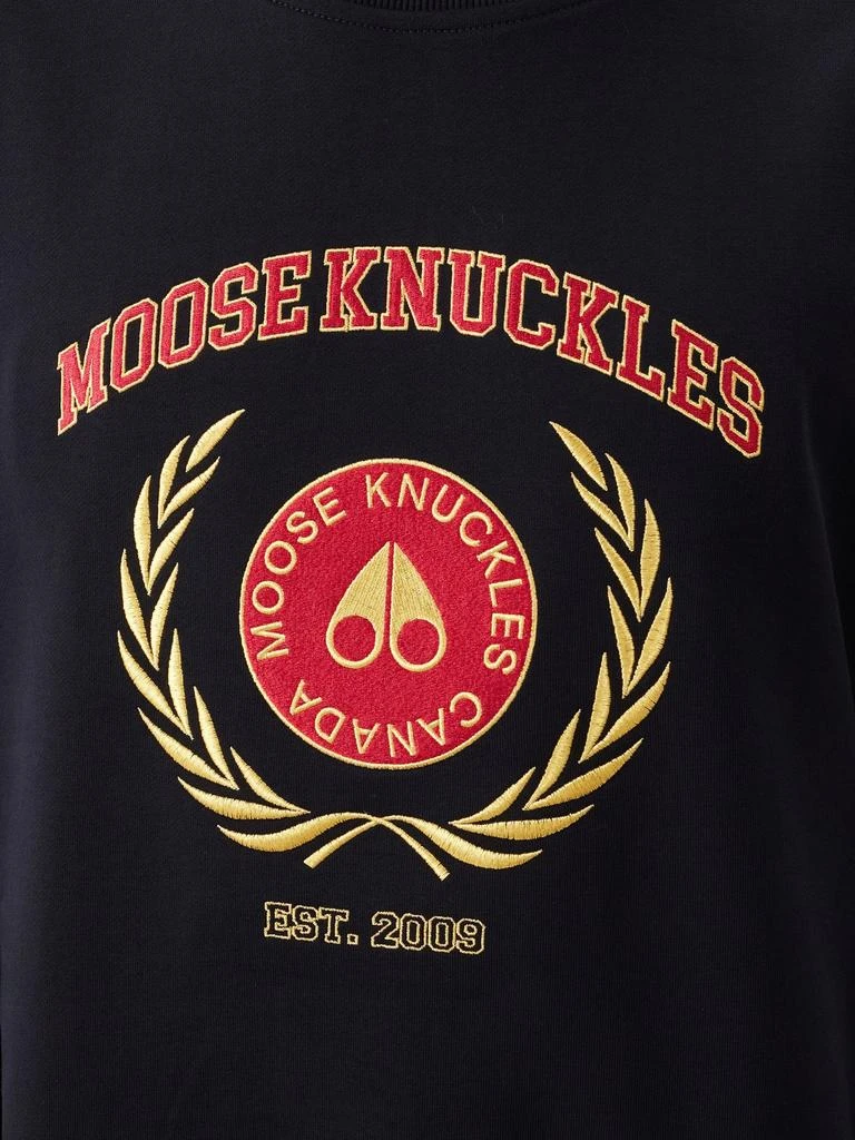 商品Moose Knuckles|Cooledge logo-embroidered cotton sweatshirt,价格¥1758,第4张图片详细描述