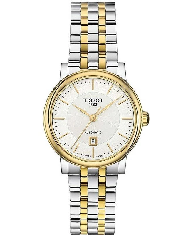 商品Tissot|Tissot Carson Automatic Silver Dial Two-Toned Stainless Steel Women's Watch T122.207.22.031.00,价格¥4370,第1张图片