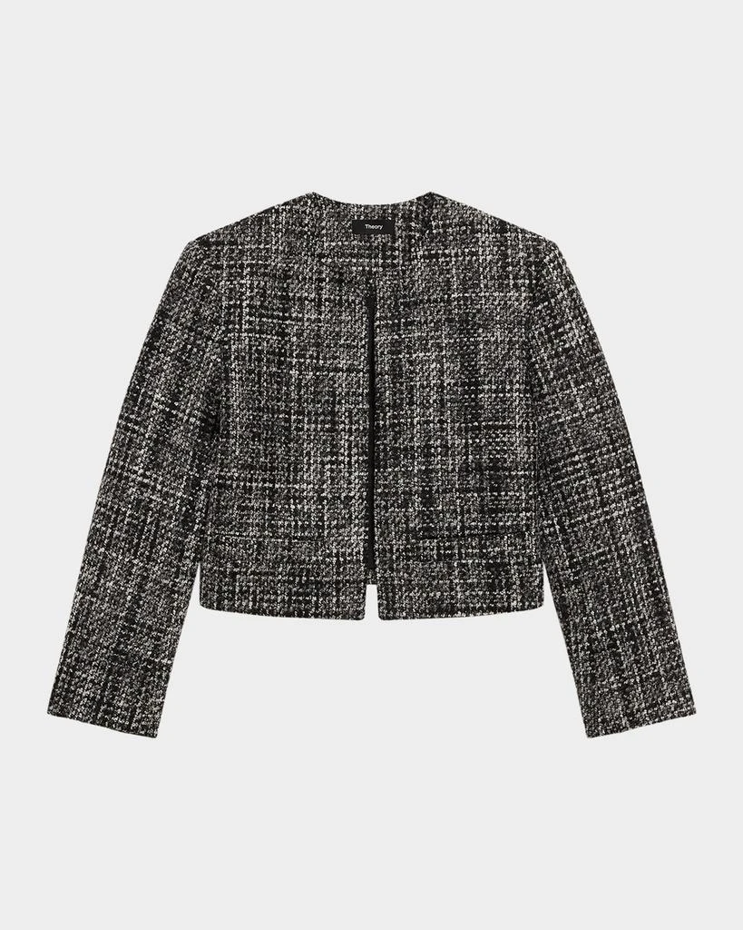 商品Theory|Tailored Melange Tweed Jacket,价格¥3087,第1张图片