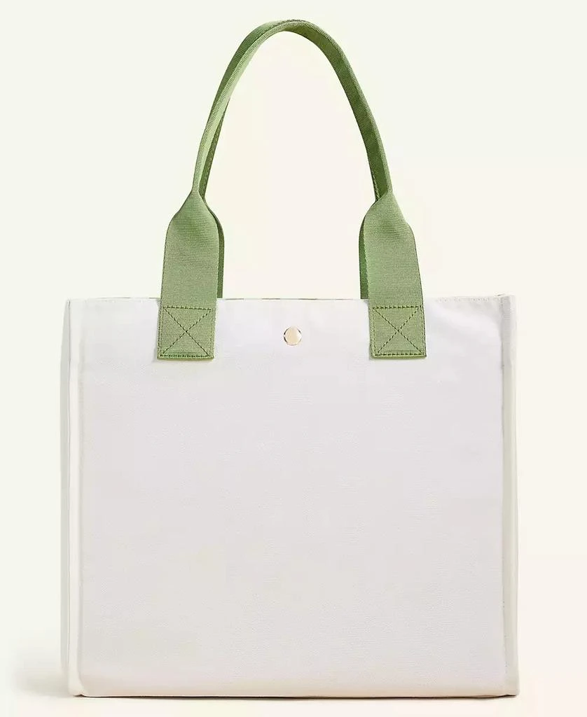 Flower Show Printed Canvas Tote, Exclusively at Macy's 商品