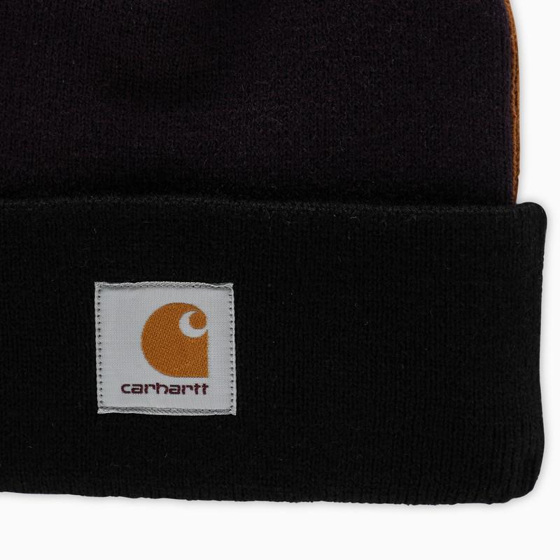 商品Carhartt WIP|Tri-colour logo-patch beanie,价格¥239,第5张图片详细描述