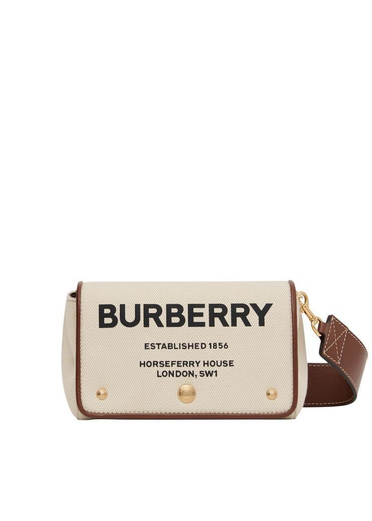 商品Burberry|Small horseferry print cotton canvas crossbody bag,价格¥6434,第1张图片